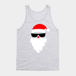 Minimalist Santa Claus, Funny Christmas Day, Christmas Party Costume Tank Top